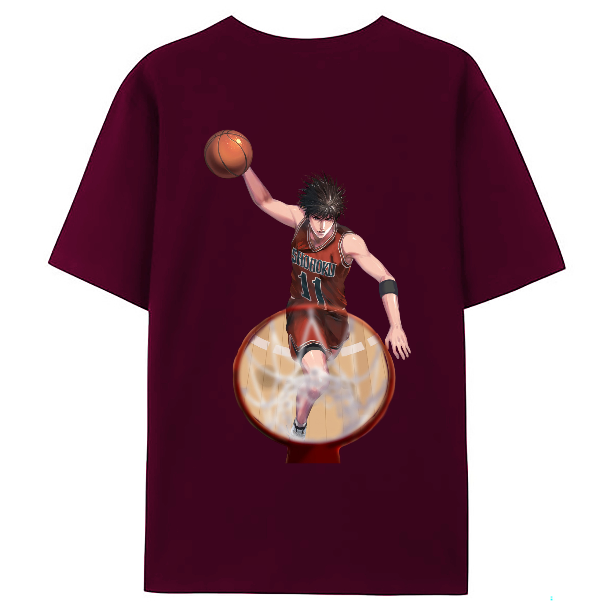 （画像用） SLAM DUNK／スラムダンク レディース半袖Tシャツ(バックプリント)